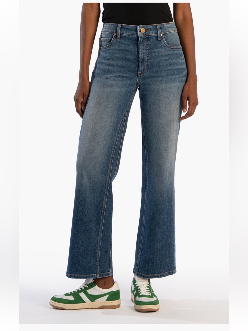 Kelsey High Waist AnkleInset Kick Flare Jeans